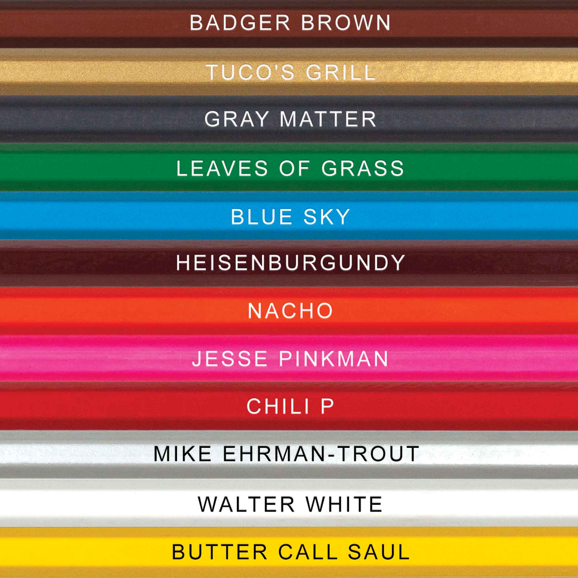 Coloring Bad Colored Pencils for Fans of Breaking Bad
