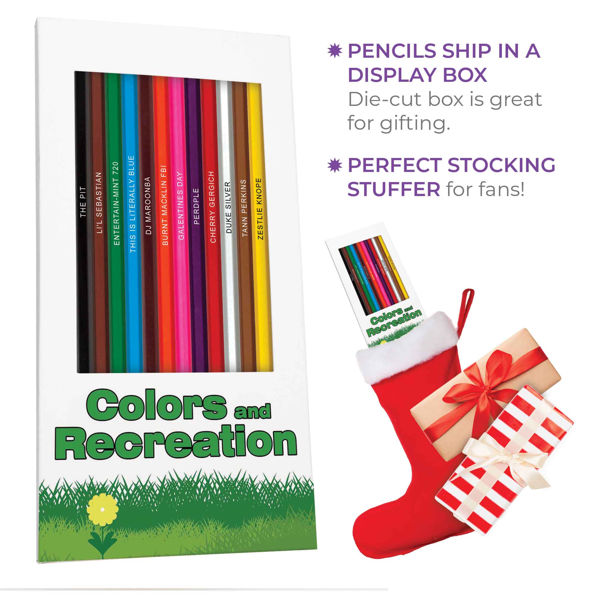 Colors and Recreation Colored Pencils for Fans of Parks & Recreation