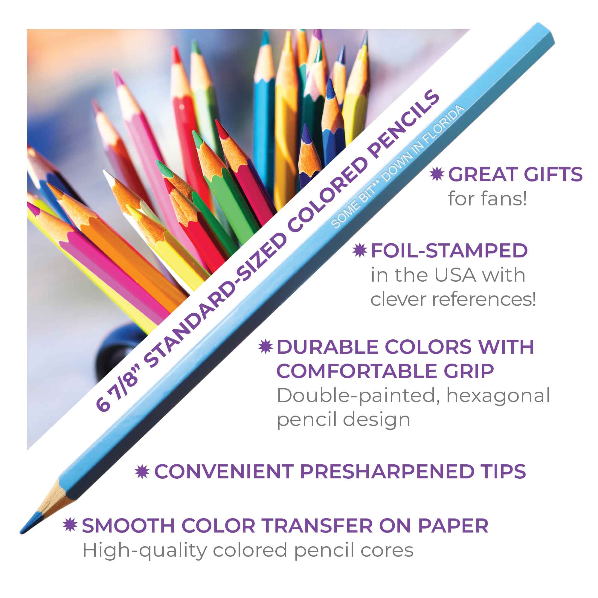 Exotic Colors Colored Pencils for Fans of Tiger King