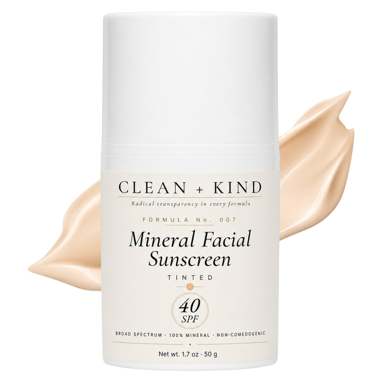 Untinted Daily Moisturizing Sunscreen – SPF 40