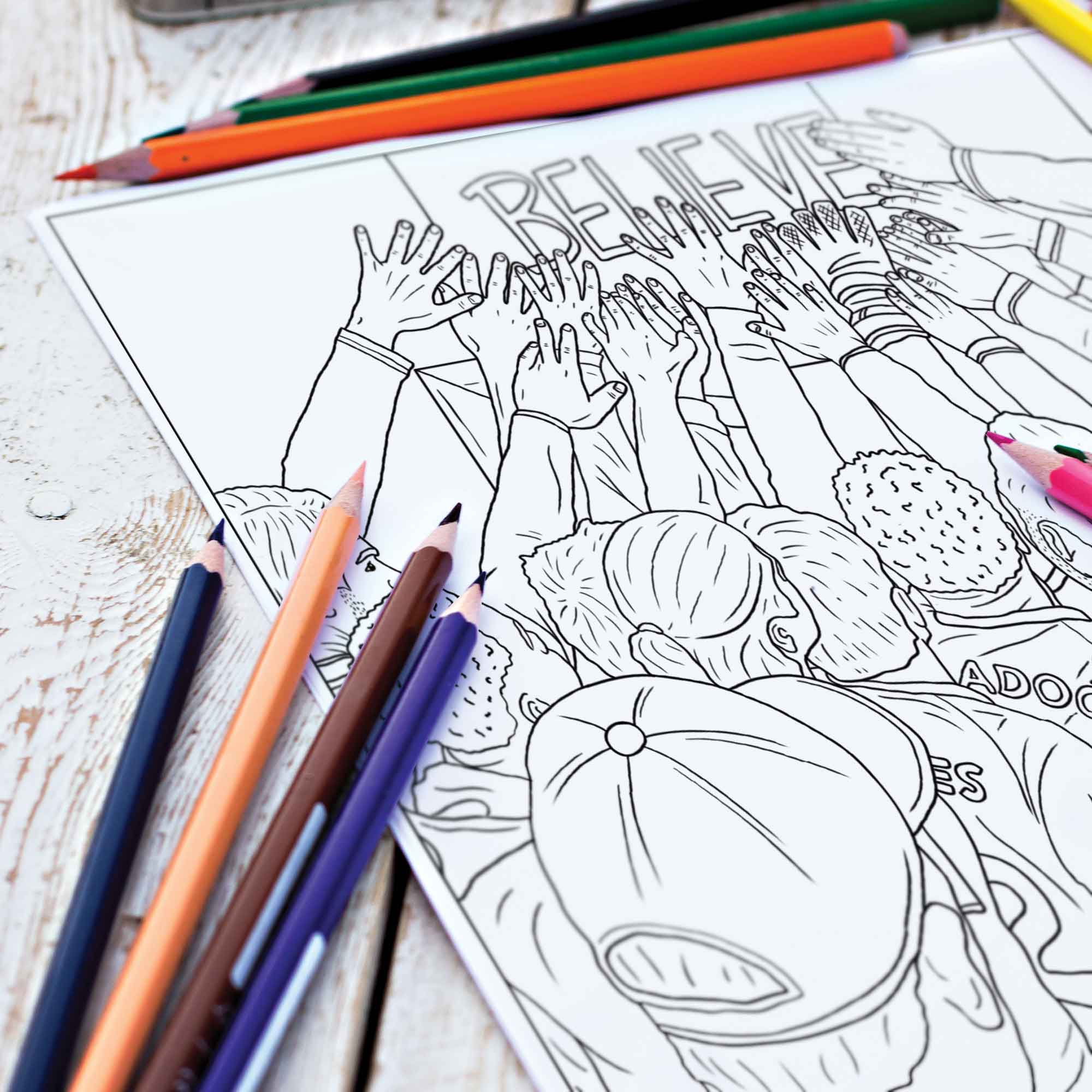 Richmond Till I Dyes Colored Pencils & Coloring Pages for Fans of Ted Lasso