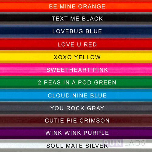Be My Valentine Colored Pencil Set